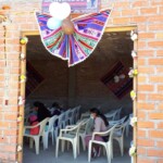 Det var fint pyntet da vi kom